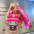 thumbnail image 1 of Llaveros Kawaii lindo Hello KT Llavero Anime Llavero con pulsera de PVC suave llavero accesorios mujeres, 1 of 4