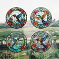 thumbnail image 1 of Christmas decorations Creative Room Decor 4 Sheets Anti Collision Bird Stickers Up Lighting Indoors Window Clings Decal Birds Pvc, 1 of 7