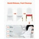 thumbnail image 5 of Fundas para sillas VEVOR, poliéster y elastano blanco, 100 unidades, 5 of 9