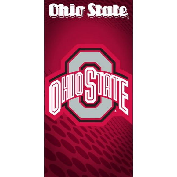 NCAA Ohio State Buckeyes Logo Velours Serviette de Plage