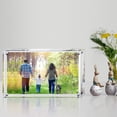 thumbnail image 6 of Boxalls 5x7 Inches Acrylic Picture Frame, Desktop Frameless Photo Frame with Magnetic, Double Sided Transparent,Free Stand for Christams Gift Box, 6 of 6