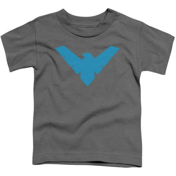 Batman Little Boys' Nightwing Symbol Childrens T-shirt 2T Grey