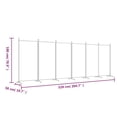 thumbnail image 4 of vidaXL 6-Panel Room Divider Anthracite 520x180 cm Fabric, 4 of 5