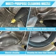 thumbnail image 4 of High Pressure Washer Nozzle Kit Quick Connect System Cleaning Nozzle AC Cleaning Stainless Steel Extension Wand with Multi Spray Modes, 4 of 8