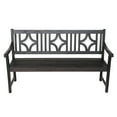 thumbnail image 5 of JONATHAN Y BNH100C Sloane 59.1" 3-Seat Ogee Diamond-Back 600-Lbs Support Acacia Wood Outdoor Garden Patio Bench, Black, 5 of 6