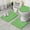 Green Yellow Checkerboard, variant on Green Yellow Checkerboard Checkered Pattern Bathroom Rugs Sets 3 Piece,Toilet Cover Set,Absorbent Non Slip Bathroom Mats Sets with U-Shaped Contour Rug Toilet Rug Set