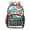 Fresh Fruits, variant on Large Clear PVC Backpack Heavy Duty See Through Backpack for Adults Work Travel, Cosmic Cherry Moon Printed 12L