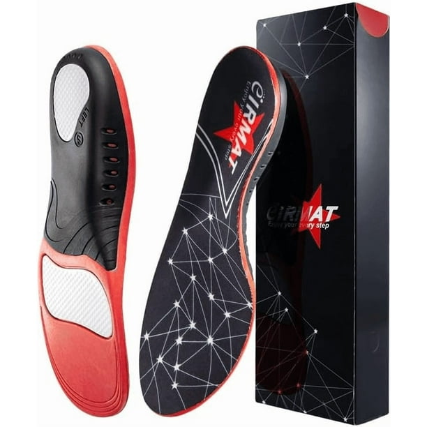 Orthopedic Insoles - High Arch Support for Men & Women | Pain Relief for Heel Spurs & Flat Feet | Fits Athletic Shoes & Work Shoes(41-43)
