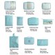 thumbnail image 5 of Juego de bolsa de almacenamiento de viaje, juego de diez piezas, artículos de tocador, cosméticos, bolsa de almacenamiento de ropa, juego de bolsa de clasificación portátil de gran capacidad de viaje, 5 of 5