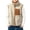 22#Khaki, variant on Boys Fleece Vest Zip Up Stand Collar Sleeveless Jacket Colorblock Pocket Warm Outerwear for Kids Toddler Winter