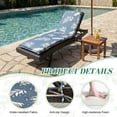 thumbnail image 5 of Outdoor Chaise Lounge Chair Cushion 75.98" x 22.83" Waterproof, High-Density Foam, Adjustable Straps, Patio Pool Deck Furniture Cushion (Fallen Leaves), 5 of 18