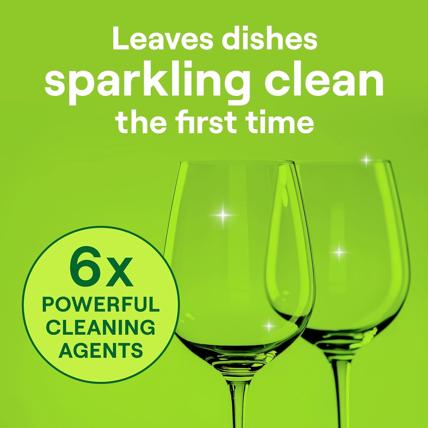 Power Plus Dishwasher Detergent Packs, Fresh Citrus Scent, 40 Count, Pack of 2 for Sparkling Dishes, Dishwasher Tabs
