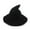 Black, variant on Foldable Halloween Witch Hat Adjustable, Lightweight Accessory for Parties Cosplay, Pointed Wizard Hat Gift(Purple)