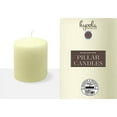 thumbnail image 3 of Hyoola 3 x 4 Ivory Unscented European Made Pillar Candles, Dripless Paraffin Wax with Smokeless Cotton Wicks, 6-Pack, 3 of 5