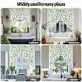 thumbnail image 6 of Eucalyptus Leaves Swag Valances for Windows 2 Pack Watercolor Leaf Summer Green Plant Swag Kitchen Curtains 36 Inches Long Rod Pocket Short Window Treatment for Kitchen Bathroom 36"x36", 6 of 8
