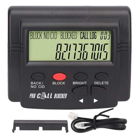Call Blocker, Caller ID Box 2000 Groups Plug And Play With LCD Display For Landline