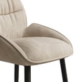 thumbnail image 5 of Velvet Upholstered Dining Chair Set | Ergonomic Seats for Long Sitting | High-quality Velvet Fabric | Fits Most Dining Environments, 5 of 7
