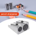 thumbnail image 3 of Pencil Sharpener Magnesium Metal Graphite Pencils Sharpener Office Supplies G5O9, 3 of 9