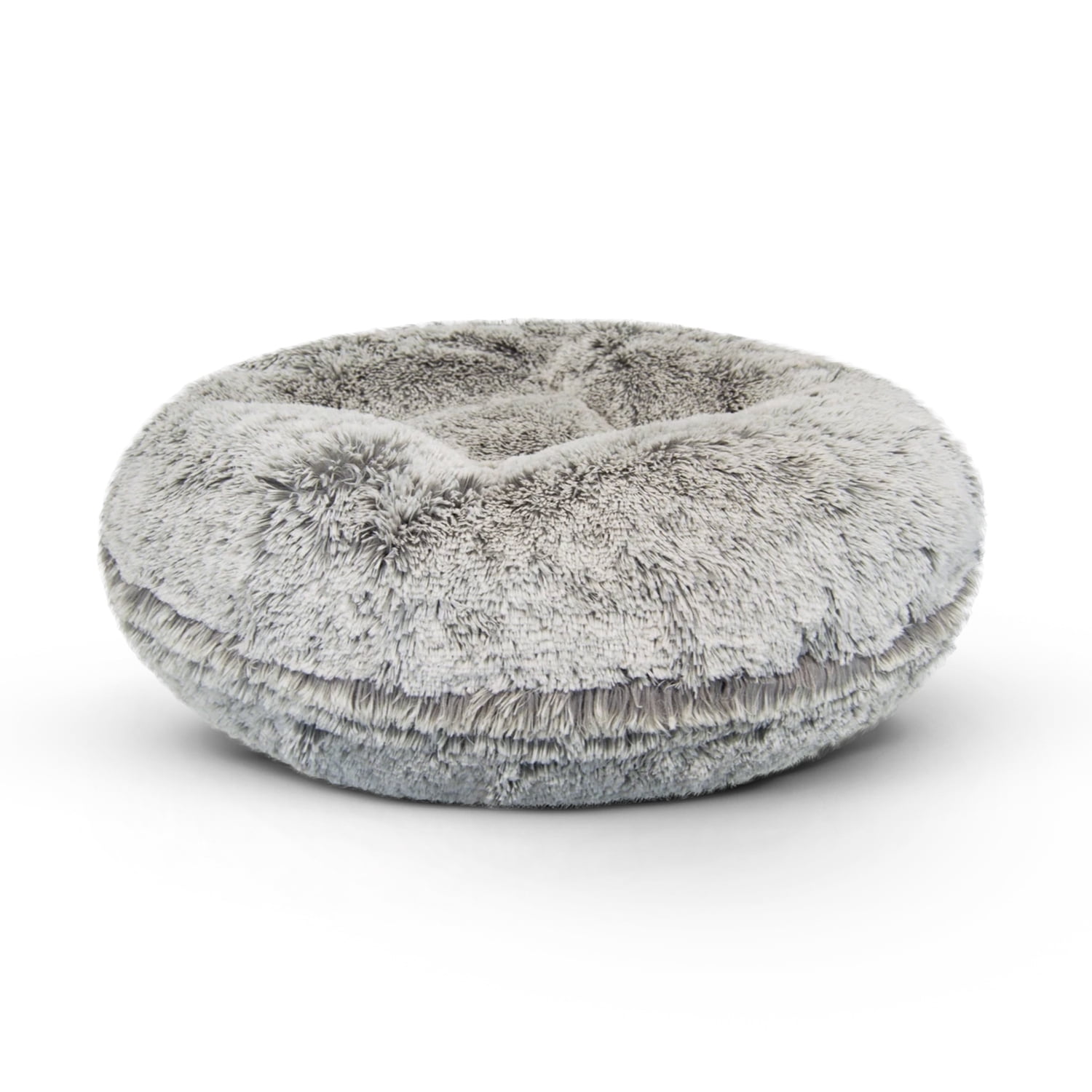 Bessie and Barnie Signature Frosted Snow Shag Extra Plush Faux Fur Bagel Pet/ Dog Bed