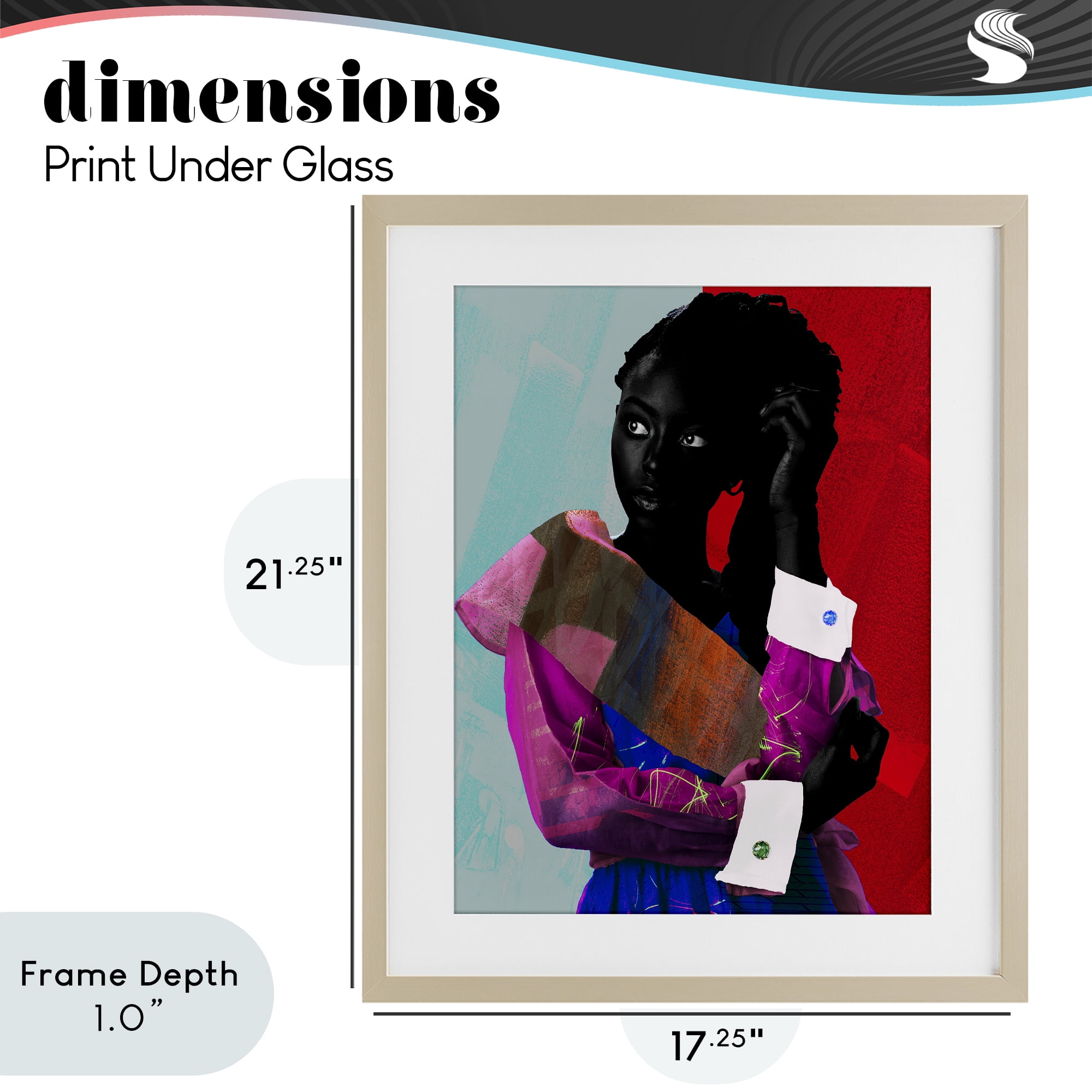 Stupell Industries New York Fashion Style Birch Framed Print Under Glass, design by NUMA Art