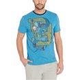 thumbnail image 1 of Buffalo David Bitton Mens Snake Graphic T-Shirt, Blue, X-Large, 1 of 1