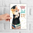 thumbnail image 4 of Cartoon character greeting card with envelope, funny birthday greeting card, 4 of 5