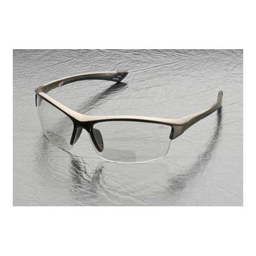Metallic Brown Frame/Clear Lens Elvex RX-350C 1.5 Diopter Bifocal Safety Glasses