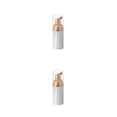 thumbnail image 4 of Vogacara Sub botella bomba de esmalte botellas dispensadoras removedor de plástico bombeo contenedor recargable con tapa suministros de maquillaje blanco y dorado 2piezas Vogacara  CBP463732, 4 of 5
