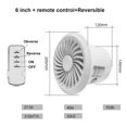 thumbnail image 2 of 4''6'' Exhaust Fan Adjustable Speed Duct Fan Kitchen Window Airflow Air Cleaning Fan Ventilator Attic Pipe Ventilation Extractor ,Fast Wind Speed, 2 of 7