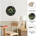 thumbnail image 5 of Artsy Woodsy Wheel of the Year Wood Witch Calendar Hanging Wall Decorations with Jute Twine Flat Round with Word Knot Pattern 300x5mm, 5 of 9