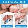 thumbnail image 4 of Electric Nail Clipper with 3 Speed Levels, Automatic Nail Clipper with Nail Clip Storage and LCD Digital Display, USB Rechargeable, 2 in 1 Portable Fingernail Trimmer for Kids,Adult, 4 of 7