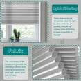 thumbnail image 4 of Keego Free Moving Cordless Cellular Shades Window Blinds Size and Color Customizable Gray 100% Blackout 45"w x 56"h, 4 of 8