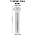 thumbnail image 2 of 1 Pair of Car Door Lock Knobs, Plastic Auto Inner Door Lock Cover Pull Pin, 2 of 5