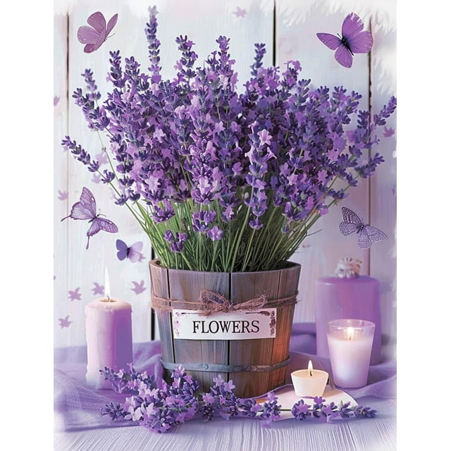 Lavender 500 Pieces Puzzle for Adults Educational Intellectual Jigsaw Puzzle Flowers puzzles for adults Fun Game