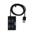 thumbnail image 2 of Divisor de transferencia de datos de sincronización de carga de alta velocidad del teléfono de la computadora de la tableta del concentrador USB externo de 4 puertos Speravity EL2071-01B, 2 of 2