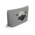 thumbnail image 3 of Accessory Pouch w T-bottom Valais Blacknose sheep cosmetic travel bag, 3 of 4