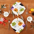 thumbnail image 4 of 6 Pack 20'' x20" Satin Table Napkins Dinner Napkins for wedding Party Decoration events Halloween Cupcakes, 4 of 6