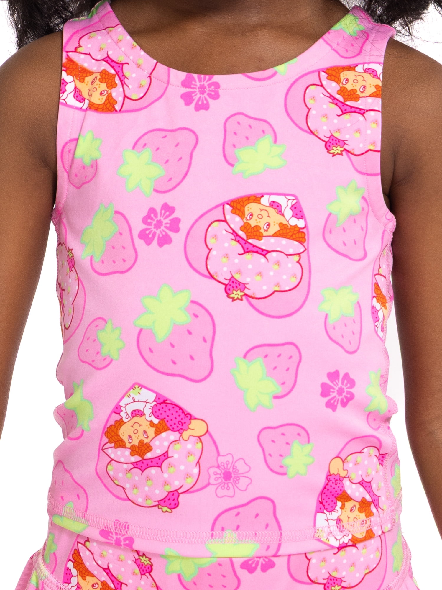 Strawberry Shortcake Toddler Girls' Active Tank Top and Skort Set, 2-Piece, Sizes 12M-5T