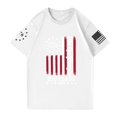 thumbnail image 4 of Hogleaql Mens Usa Flag Graphic Tshirt Crew Neck American Flag Print Short Sleeve T-Shirts Patriotic Dressy Independence Day Loose Tshirt White 5XL, 4 of 6