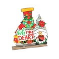 thumbnail image 3 of Decoración de mesa de madera navideña, decoraciones para fiestas, decoraciones navideñas, letrero de madera navideño para chimenea de granja de Navida B, 3 of 8