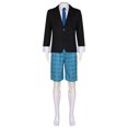 thumbnail image 4 of Anime Shugo Chara Yuiki Yaya Ace Hotori Tadase Silla del rey Souma Kuukai Disfraz de Cosplay Uniforme escolar rojo y azul Traje de Halloween, 4 of 5