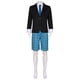 thumbnail image 4 of Anime Shugo Chara Yuiki Yaya Ace Hotori Tadase Silla del rey Souma Kuukai Disfraz de Cosplay Uniforme escolar rojo y azul Traje de Halloween, 4 of 5