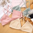 thumbnail image 3 of Yinrunx Bralettes for Women Cotton Bras for Women Womens Bralettes Bra and Underwear Set Cotton Bra Bralette Pack Cotton Bralette Women's Modern Cotton Lightly Lined Triangle Bralette, 3 of 5