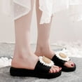 thumbnail image 4 of VerPetridure Women's Heeled Sandals Women Beach Breathable Flowers Sandals Home Slipper Flip-Flops Flat Shoes, 4 of 8