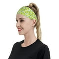thumbnail image 5 of Cute Limes Blueberry Flowers Sports Headband for Women Men, Running Headband Sweat Bands for Cycling, Yoga, Spa, Athleti, Workout - Moisture Wicking Hairband, 5 of 5