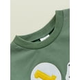 thumbnail image 6 of Suealasg Baby Boys Birthday Outfits Toddler Boys Fall Winter 2Pcs Clothes 1T 2T 3T Long Sleeve Crew Neck Car Print Sweatshirt Sweatpants Sets, 6 of 8