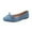Blue Flats Shoes for Women, variant on Hopeusnice Flats Shoes for Women Soft Non-Slip Breathable Pumps Shoes Trendy Flat Heel Women's Flats Shoes Flock Materials Summer And Fall Shoes Round Toe Vacation Shoes Black 40