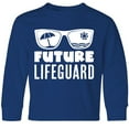 thumbnail image 3 of Inktastic Future Lifeguard- Sunglasses Long Sleeve Youth T-Shirt, 3 of 5