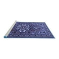 thumbnail image 2 of Ahgly Company Machine Washable Indoor Rectangle Persian Blue Traditional Area Rugs, 6' x 9', 2 of 4