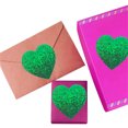 thumbnail image 4 of HCTSHG 500 Pieces 1.5 Inch Valentine's Day Stickers Roll - Green Heart Stickers Self-Adhesive Love Decorative Seal Labels for Valentines Day or Wedding Decorations Accessories Party Favor Supplies, 4 of 7